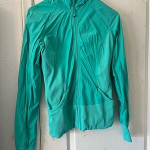Lululemon Teal Zip-Up Hoodie